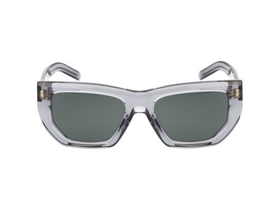 Shop Gucci Eyewear Geometric Frame Sunglasses In Multi