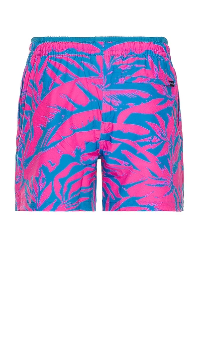 Shop Chubbies The Palm Springers 5.5 Swim Trunk In Bright Pink