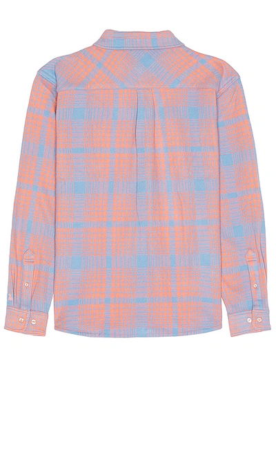 Shop Chubbies The Well Plaid Flannel Shirt In Coral