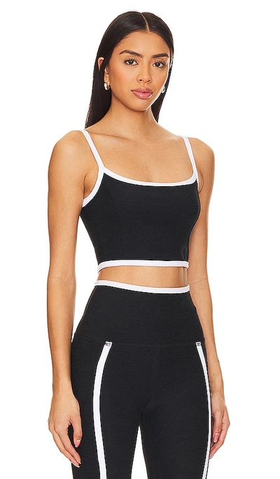 Beyond Yoga New Moves Spacedye Crop Camisole In Black