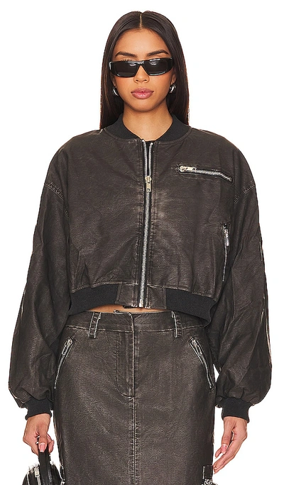 Shop By.dyln Avery Bomber In Chocolate
