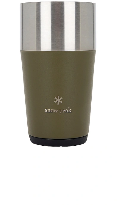 Shop Snow Peak Shimo Tumbler 470 In 橄榄色