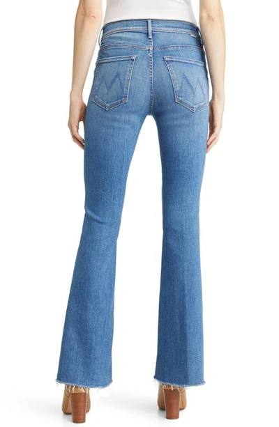 Shop Mother Frayed Flare Jeans In A Groovy Kind Of Love