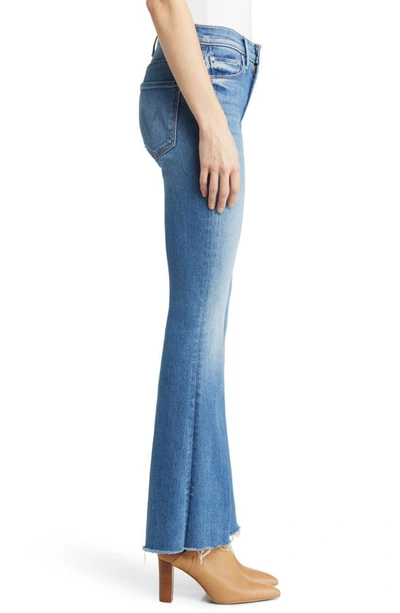 Shop Mother Frayed Flare Jeans In A Groovy Kind Of Love