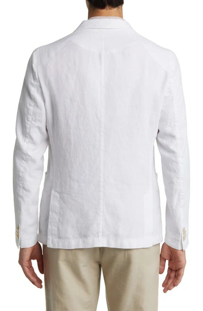 Hugo Boss Hanry White Linen Sport Coat In White
