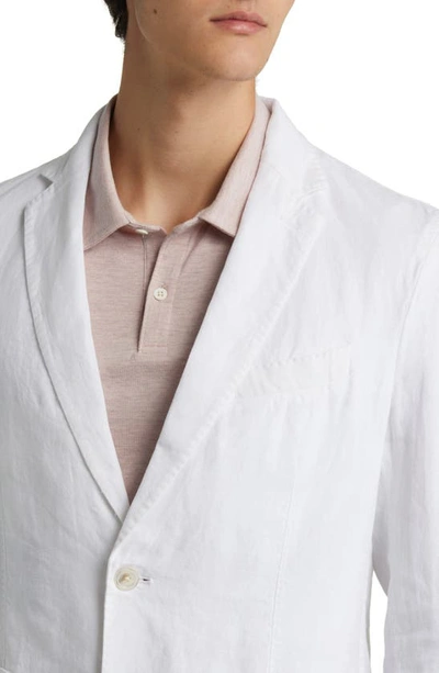 Hugo Boss Hanry White Linen Sport Coat In White