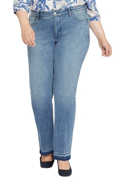 Shop Nydj Barbara Release Hem Bootcut Jeans In Majestic