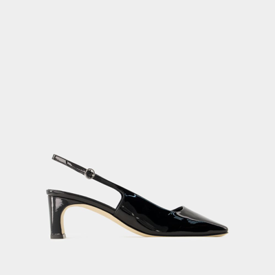 Shop Aeyde Eliza Sandals -  - Leather - Black