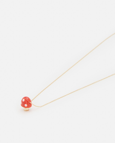 Shop Aliita Amanita Red + White Necklace 9ct In Not Applicable