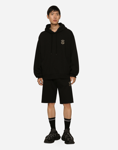 Dolce & Gabbana Cotton Sweatshirt In Black