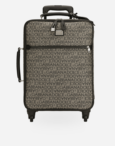 Shop Dolce & Gabbana Coated Jacquard Trolley In Multicolor