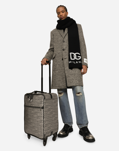 Shop Dolce & Gabbana Coated Jacquard Trolley In Multicolor