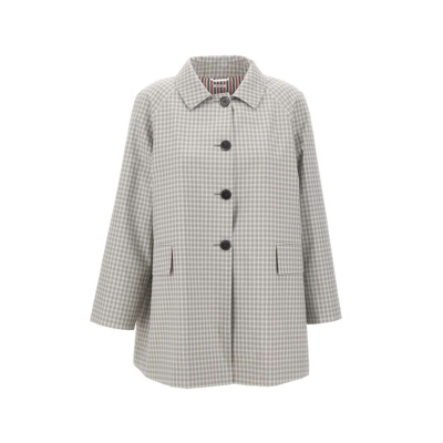 Shop Thom Browne Check In Grey