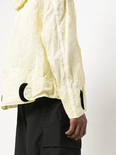 Shop Stone Island Shadow Project Nylon Metal Jacket In Econyl® Regenerated Nylon With Waffle Print Effect-tc Beige In Neutrals