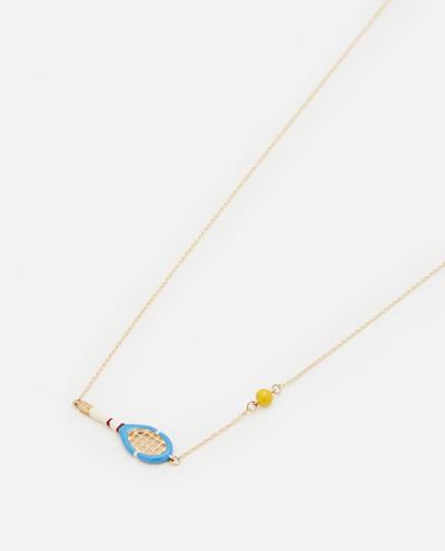 Shop Aliita Tennis Pelota Blue Necklace 9ct In Not Applicable