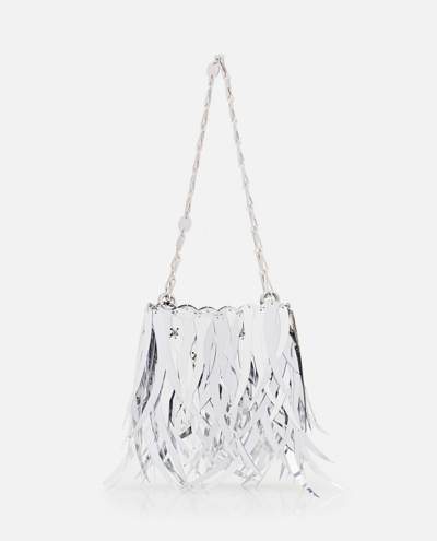 Shop Rabanne Sparkle Nano Shoulder Bag In White