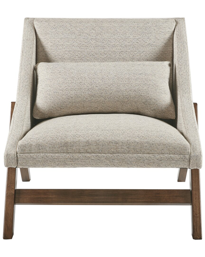 Shop Ink+ivy Boomerang Accent Chair In Brown