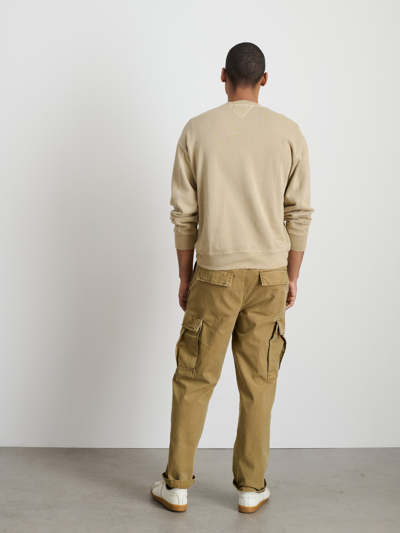 Shop Alex Mill Garment Dyed Cargo Pant In Canvas In Khaki