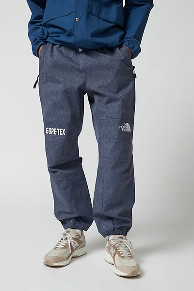 Shop The North Face Denim Gtx Mountain Pant In Blue, Men's At Urban Outfitters