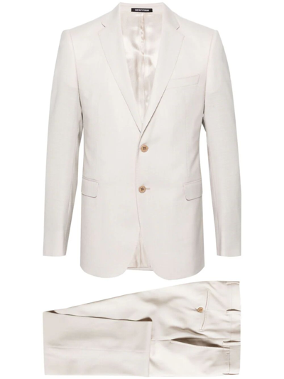 Shop Emporio Armani Suit In White