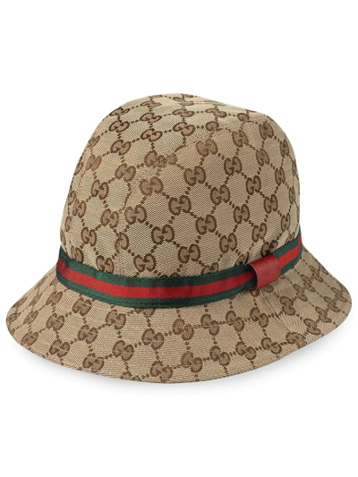 Shop Gucci Hat In Brown