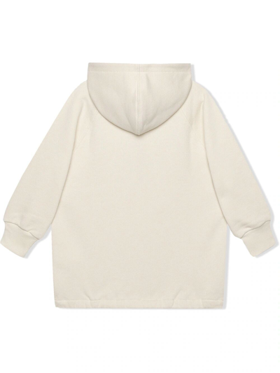 Shop Gucci Jacket Felted Cotton Jersey In White