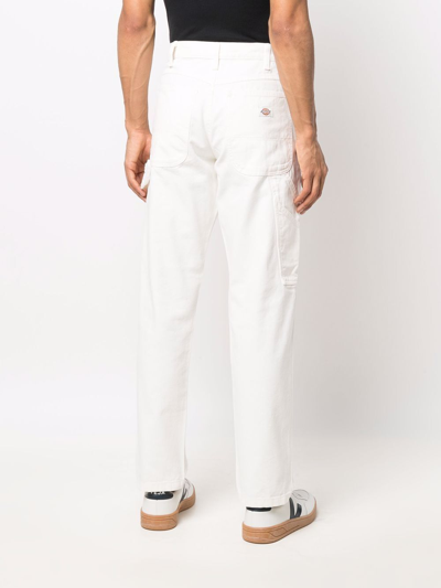 Shop Dickies Duck Canvas Carpenter Pant In White