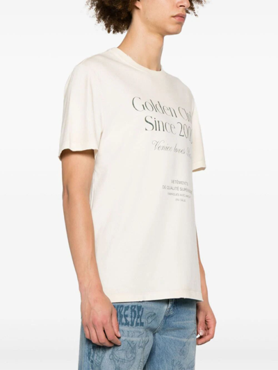 Shop Golden Goose Journey M`s Regular T-shirt In White