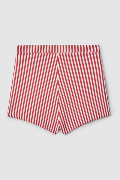 Shop Fella Swim Fella High Rise Swim Shorts In Red Stripe