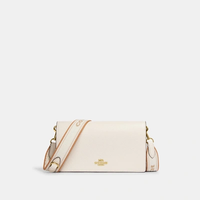 Shop Coach Outlet Anna Foldover Clutch Crossbody In White
