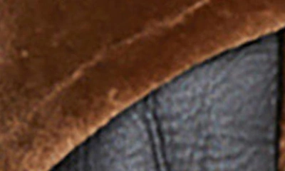 Shop French Connection Belen Faux Fur Trim Faux Leather Vest In Blackout/ T