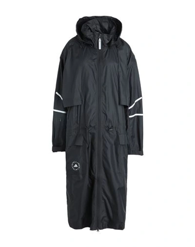 Shop Adidas By Stella Mccartney Asmc Sw Parka Woman Overcoat & Trench Coat Black Size M Recycled Polyeste