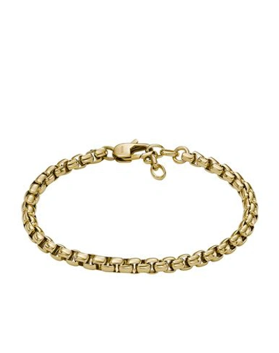 Shop Fossil Bracelet Gold Size - Stainless Steel