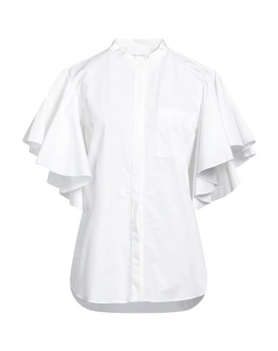 Shop Maison Rabih Kayrouz Woman Shirt White Size 10 Cotton