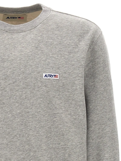 Shop Autry Logo Sweatshirt Gray
