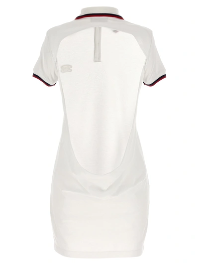 Shop Dsquared2 Maxi Cut Out Polo Dress Dresses White