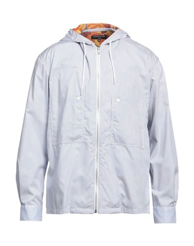 Shop Comme Des Garçons Man Jacket Sky Blue Size L Cotton, Polyester