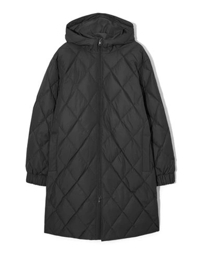 Cos Man Down Jacket Midnight Blue Size Xl Recycled Polyester In Blue