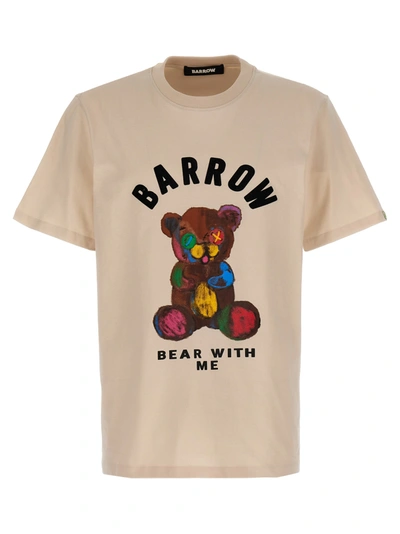 Shop Barrow Printed T-shirt Beige