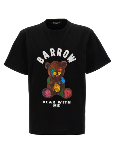 Shop Barrow Printed T-shirt Black