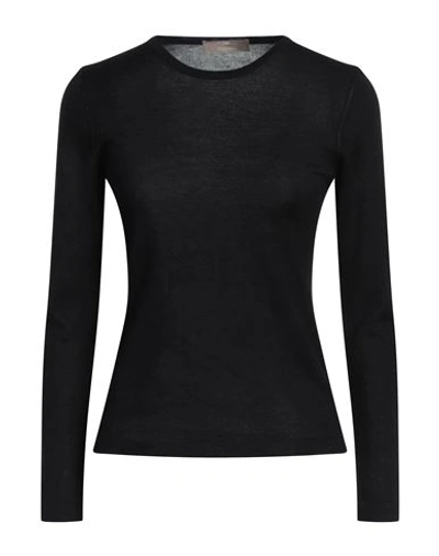 Cruciani Woman Sweater Black Size 6 Cashmere, Silk In Black
