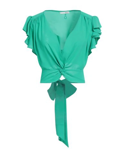 Shop Relish Woman Top Green Size L Polyester