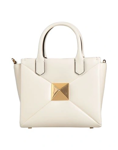 Shop Valentino Garavani Woman Handbag Cream Size - Leather In White
