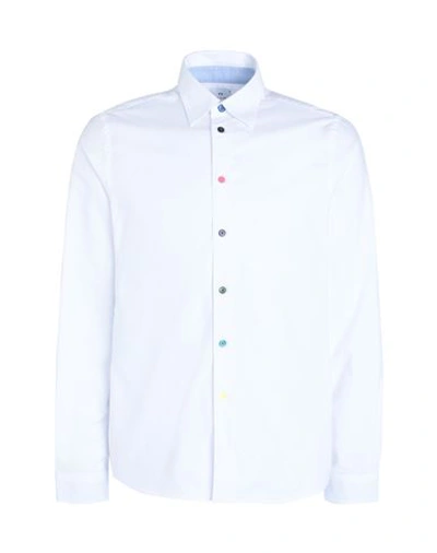 Shop Ps By Paul Smith Ps Paul Smith Man Shirt White Size Xl Organic Cotton