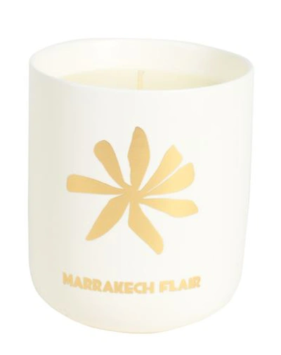 Shop Assouline Marrakech Flair Travel Candle Candle Salmon Pink Size - Paraffin Wax, Natural Wax, Ceramic