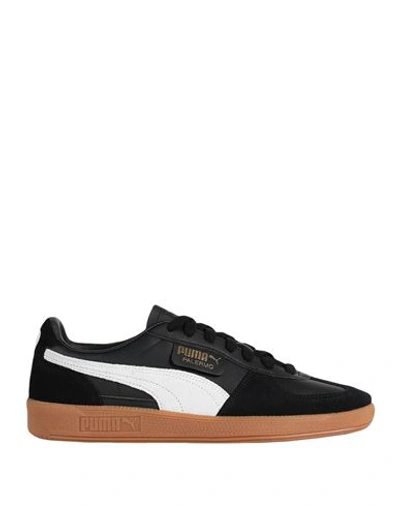Shop Puma Palermo Lth Man Sneakers Black Size 9 Leather
