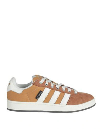 Shop Adidas Originals Campus 00s Shoes Man Sneakers Camel Size 8.5 Leather, Textile Fibers In Beige