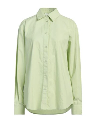 Shop Des Phemmes Des_phemmes Woman Shirt Light Green Size 8 Cotton