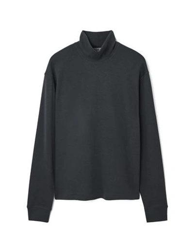 Shop Cos Man T-shirt Lead Size Xl Tencel Lyocell, Organic Cotton In Grey