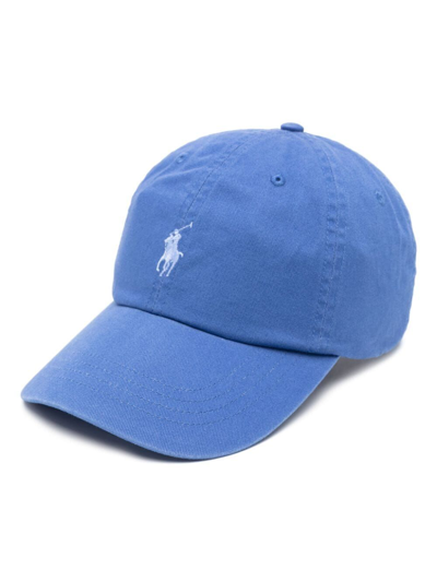 Shop Polo Ralph Lauren Hat In Blue